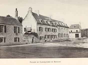 Picture of Roscoff marine station in 1902